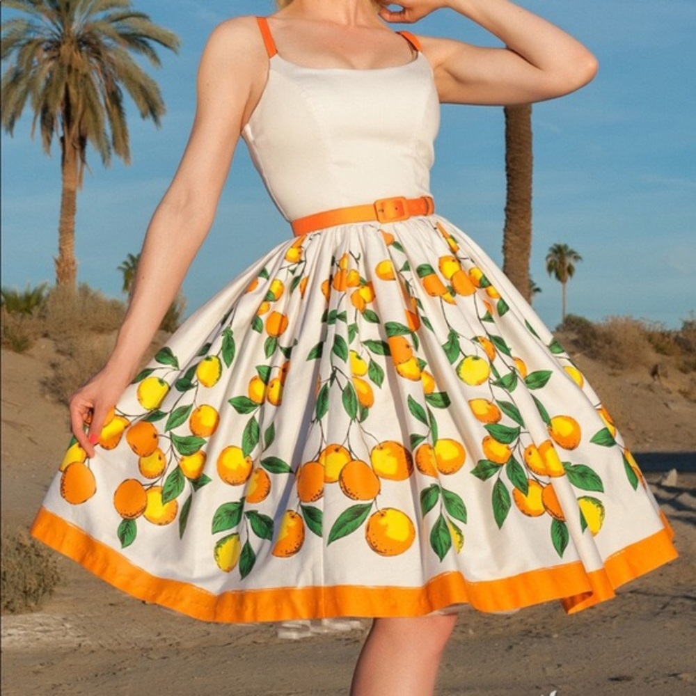 Pinup Girl Jenny Oranges dress
